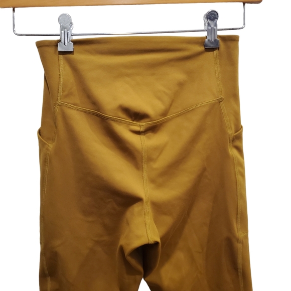 GF Girlfriend Vollective Compressive Leggings with pockets Brown Size Small - Picture 4 of 6